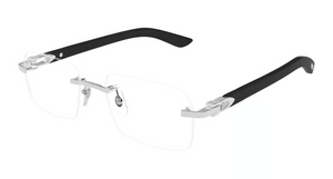 007 - Silver with Clear Lenses