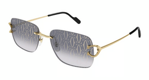008 - Gold With Grey Lenses
