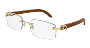 008 - Gold with Clear Lenses