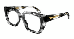 008 - Havana with Clear Lenses