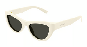 008 - Ivory With Grey Lenses