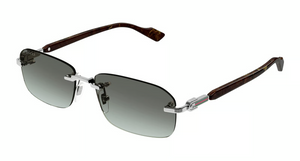 008 - Silver with Brown Lenses