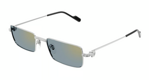 008 - Silver With Light Blue Lenses