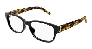010 - Black with Clear Lenses