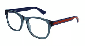012 - Blue with Clear Lenses
