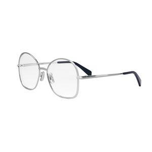 016 - Shiny Silver with Clear Lenses