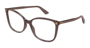 019 - Brown with Clear Lenses