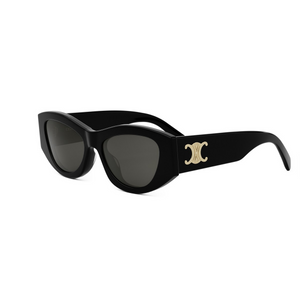 01A - Shiny Black with Grey Lenses