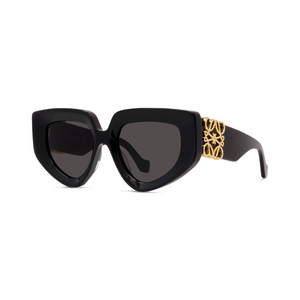 01A - Shiny Black with Grey Lenses