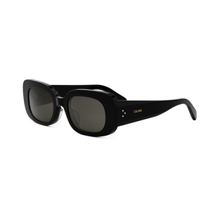 01A - Shiny Black with Grey Lenses