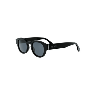 01A - Shiny Black with Grey Lenses