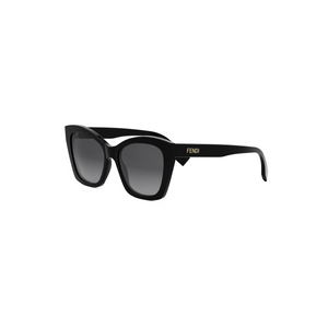 01B - Shiny Black with Grey Gradient Lenses