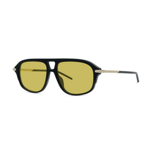01J - Shiny Black with Yellow Normal Lenses