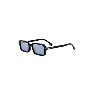 01X - Shiny Black with Silver Mirror Lenses