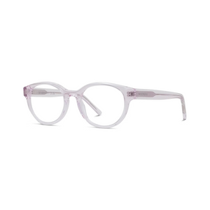 026 - Shiny Transparent with Clear Lenses