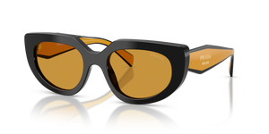 02K50P - Black with Dark Honey Lenses
