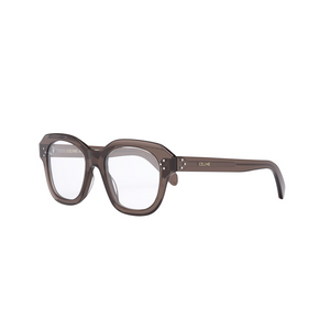 050 - Dark Brown with Clear Lenses
