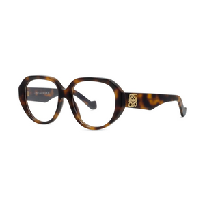 052 -  Shiny Dark Havana with Clear Lenses