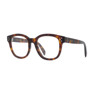 052 -Shiny Dark Havana with Clear Lenses