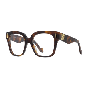 052 - Shiny Dark Havana with Clear Lenses