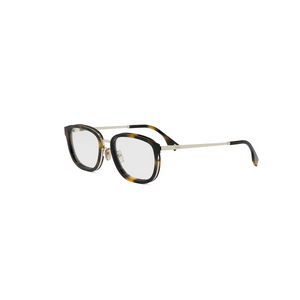 052 - Shiny Havana with Clear Lenses