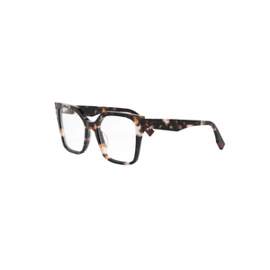 054 - Shiny Havana with Clear Lenses