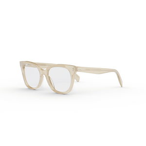 057 - Shiny Transparent Khaki with Clear Lenses