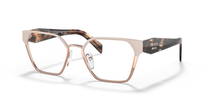 05L1O1 - Powder/Pink Gold with Clear Lenses