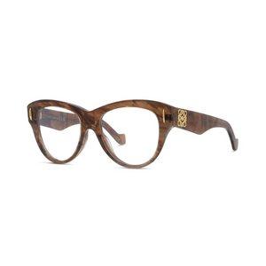 062 - Brown Horn with Clear Lenses