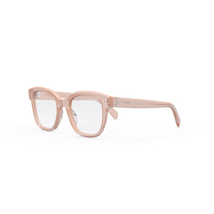 072 - Shiny Light Pink with Clear Lenses