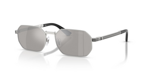 10006G - Silver with Light Grey Mirror Silver Lenses