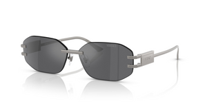 10016G - Gunmetal with Grey Mirror Silver Lenses