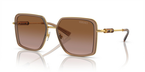 100213 - Brown Transparent with Brown Gradient Lenses