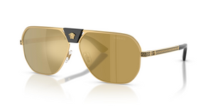 10025A - Gold with Brown Mirror Gold Lenses