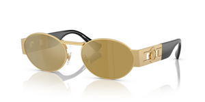 10025A - Gold with Brown Mirror Gold Lenses