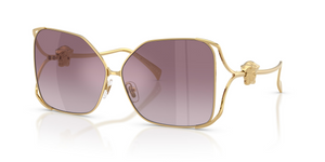 10026X - Gold with Gradient Violet Mirror Silver Lenses