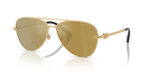 10027I Gold with Brown Mirror Gold Lenses
