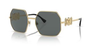 100281 - Gold with Polarized Dark Grey Lenses