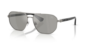 10036G - Gunmetal with Light Grey Mirror Silver Lenses