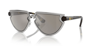 10056G - Silver with Light Grey Mirror Silver Lenses