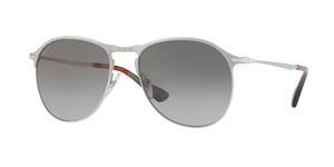 1068M3 - Matte Silver with Polarized Green Gradient Lenses