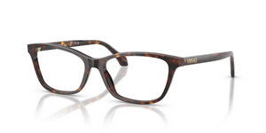 108 - Dark Havana with Clear Lenses