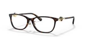 108 - Dark Havana with Clear Lenses