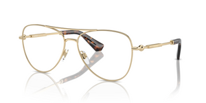 1109 - Light Gold with Clear Lenses