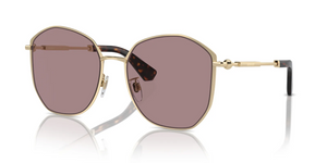 11097N - Light Gold with Light Purple Brown Lenses