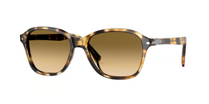 112351 - Brown Striped Yellow with Brown Gradient Lenses