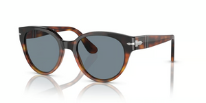 116056 - Red Havana Grad Light Havana with Light Blue Lenses