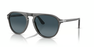 1196S3 - Transparent Grey with Polarized Light Blue Gradient Dark Blue Lenses