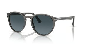 1196S3 - Transparent Grey with Polarized Light Blue Gradient Dark Blue Lenses
