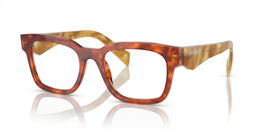 11P1O1 - Havana Cognac with Clear Lenses